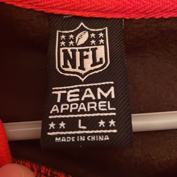 Cleveland Browns Fleece Hoodie Large - Picture 4 of 7
